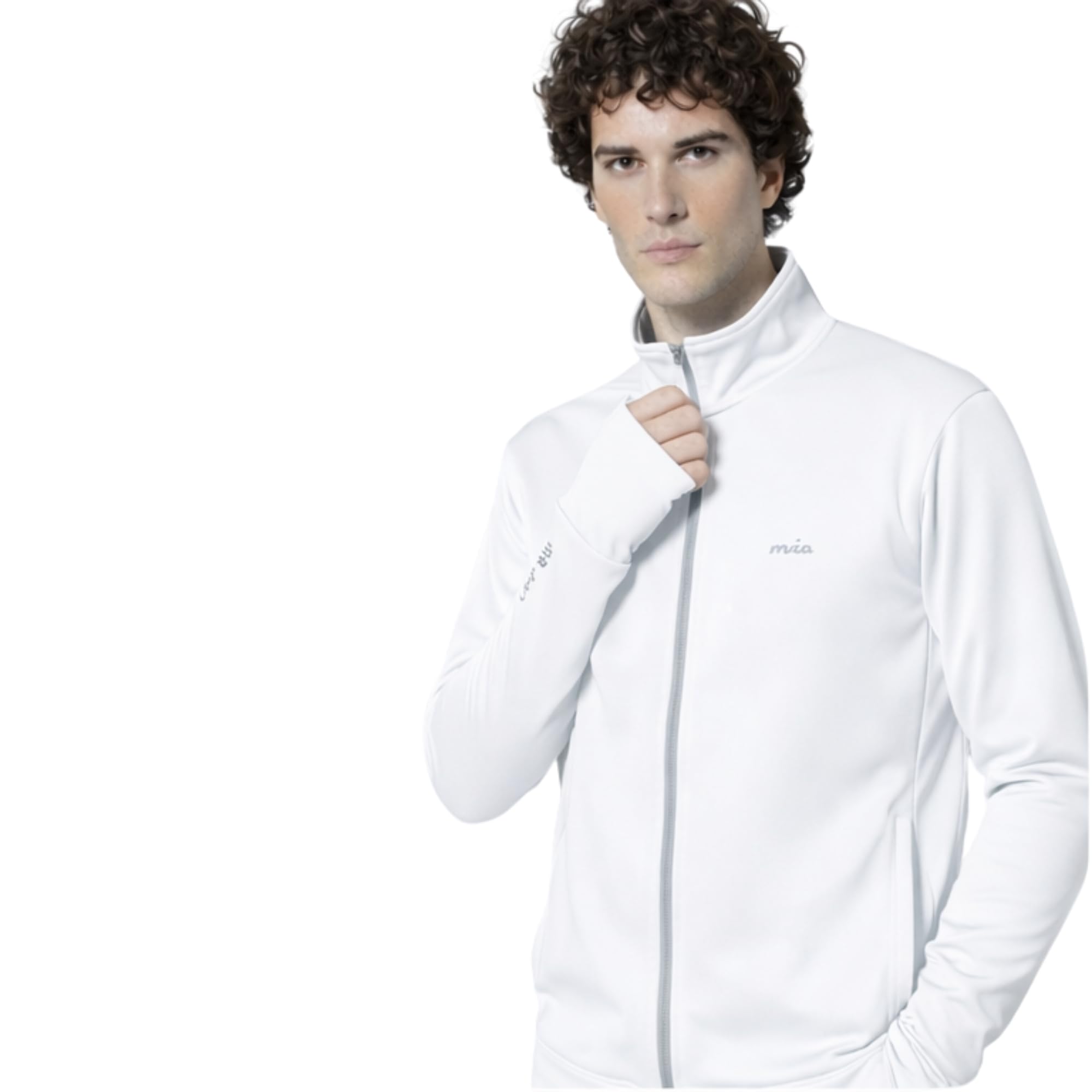 Men’s UPF 50+ Sunscreen Jacket with UV Protection, Lightweight Full-Zip Sports Running Jacket for Men, Biker Outdoor Wear