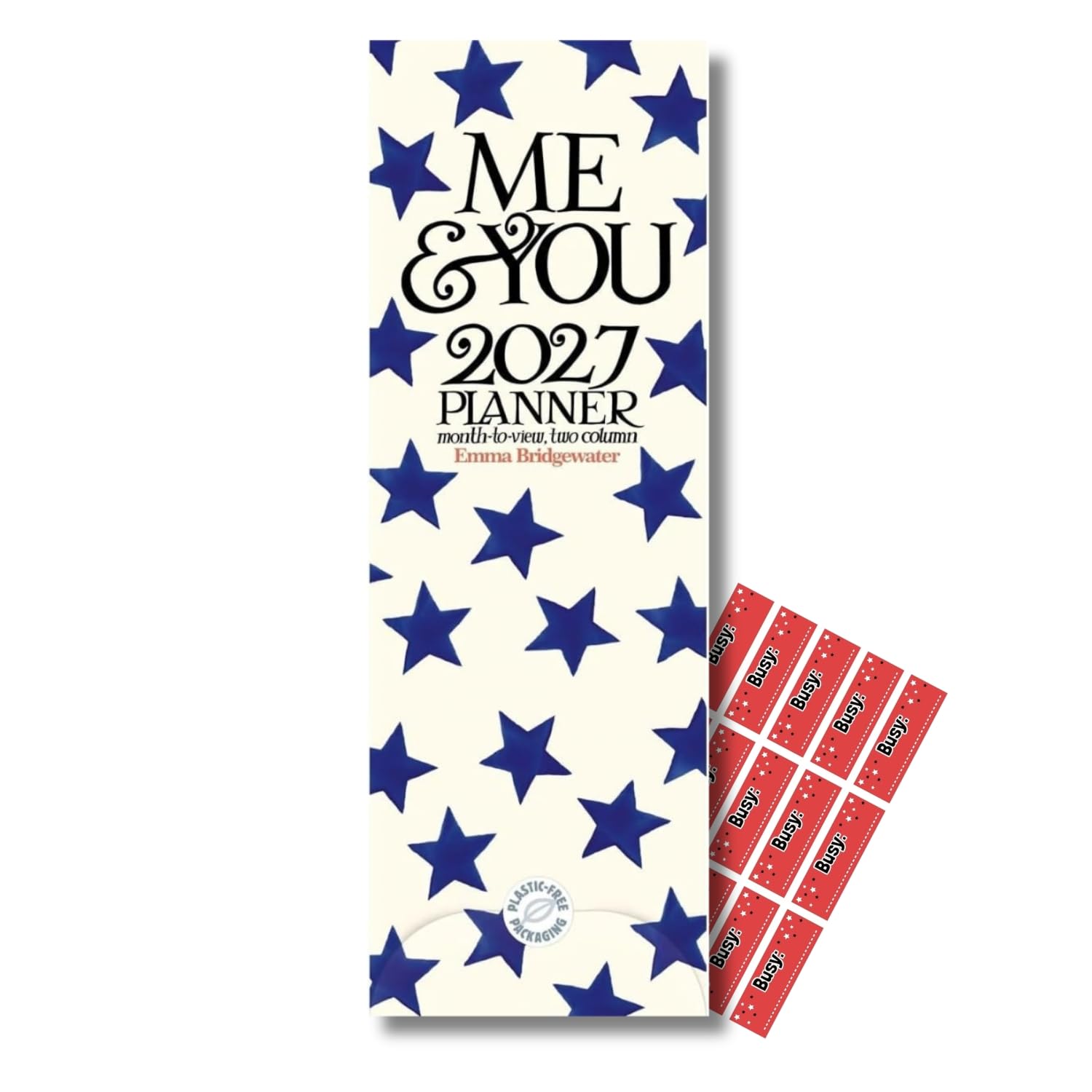 2027 Slim Calendar with Organisational Stickers | Emma Bridgewater Me & You