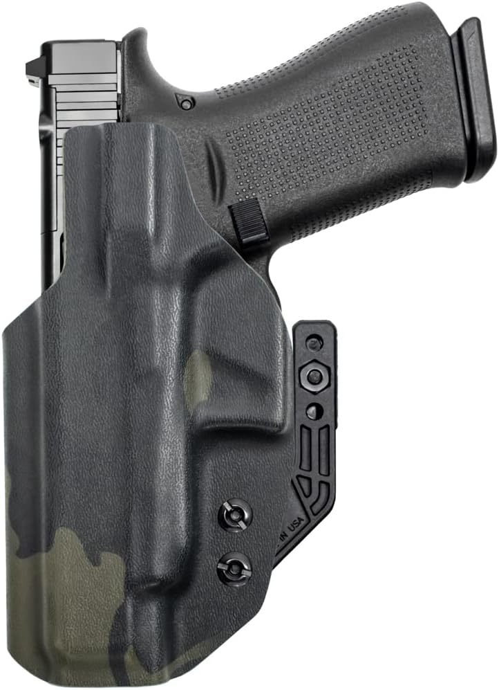Tulster Oath IWB Kydex Holster fits: Glock 48 / MOS | Optic Compatible Inside The Waistband Appendix Concealed Carry