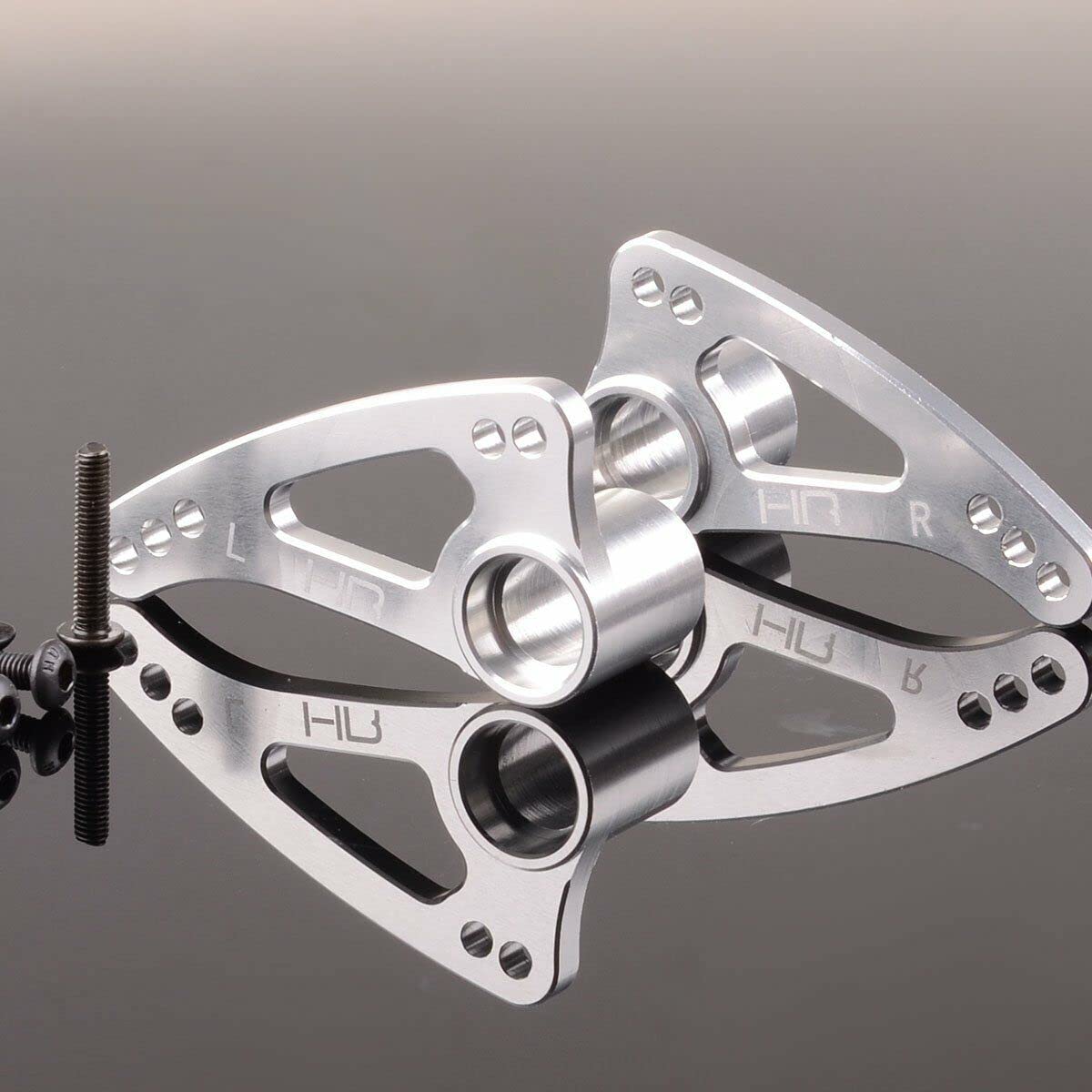 Aluminium Front Multi-Mount Rocker Arms Für 1/10 RC REVO E-REVO SUMMIT – 1 Paar, Silber, 6061-T6