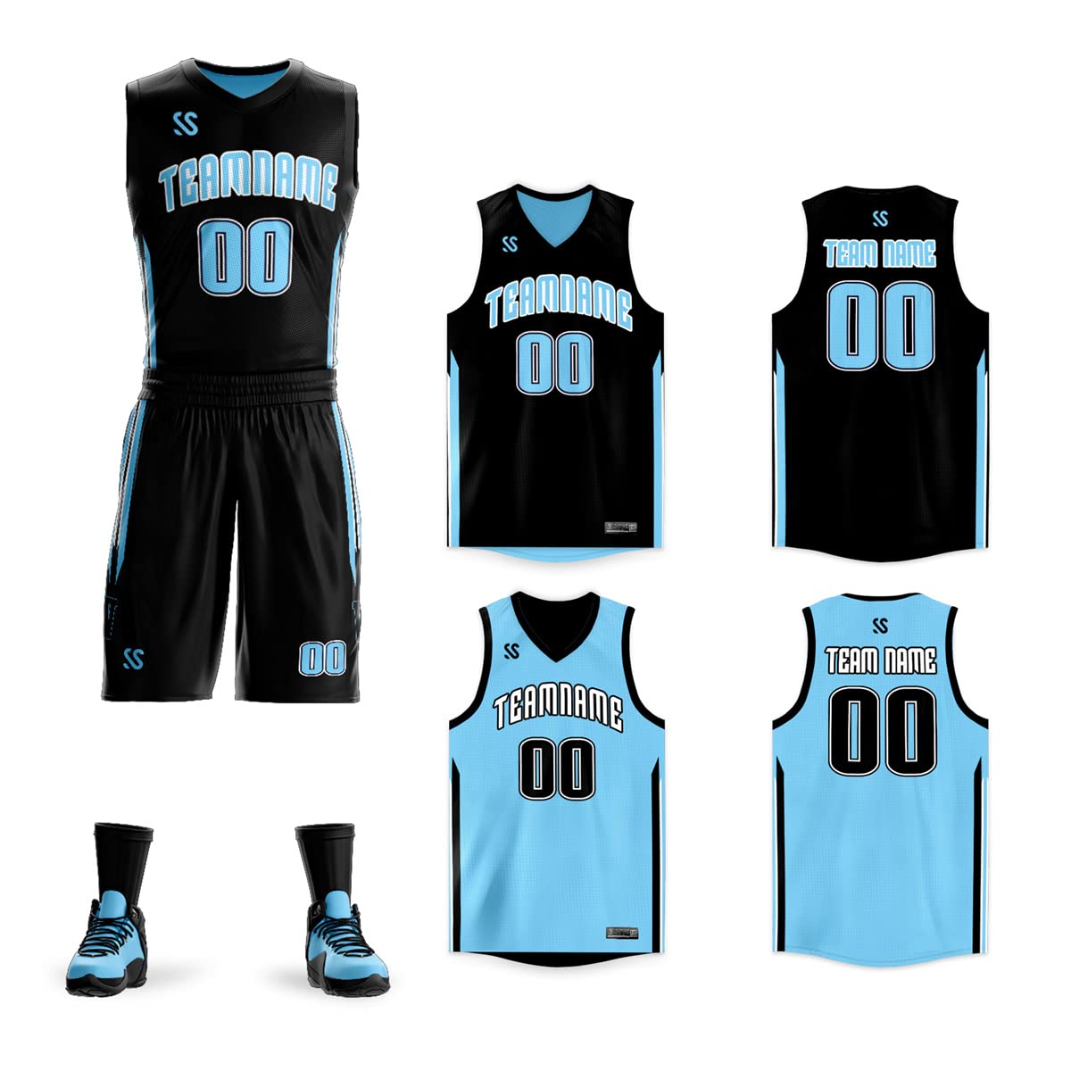 Personalize Your Own Reversible Basketball Jersey