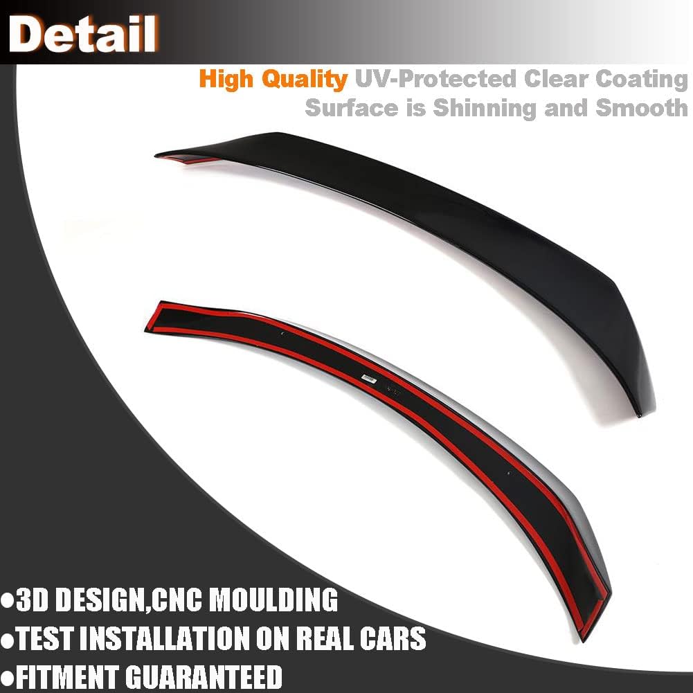 Rear Trunk Spoiler Fits for Lexus is IS200t IS250 IS300 IS350 2013-2018 is F-Sport 2013 2014 Gloss Black Fiberglass Rear Boot Lid Highkick Spoiler Wing Lip Factory Outlet