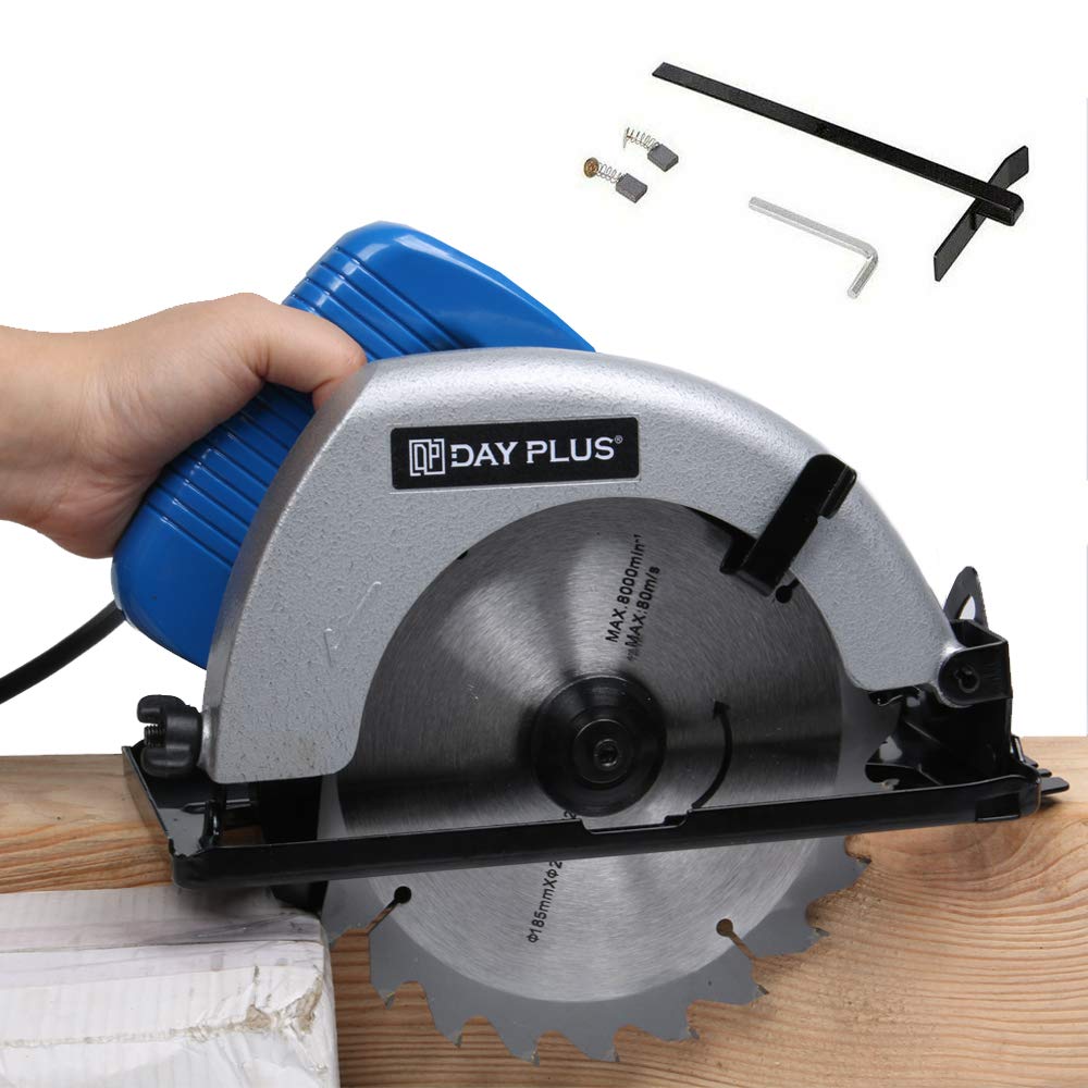 Sega circolare professionale multifunzione, mini sega circolare, sega circolare a mano, 900 W, per il taglio di legno di bambù e PVC