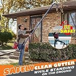 Sealegend Universal Gutter Cleaning Kit for Leaf Blowers with New Supportive Structure Vacuum Attachment for Blower Gutter Cleaning Tools from The Ground Leaf Reomver, 11 Feet - Image 3