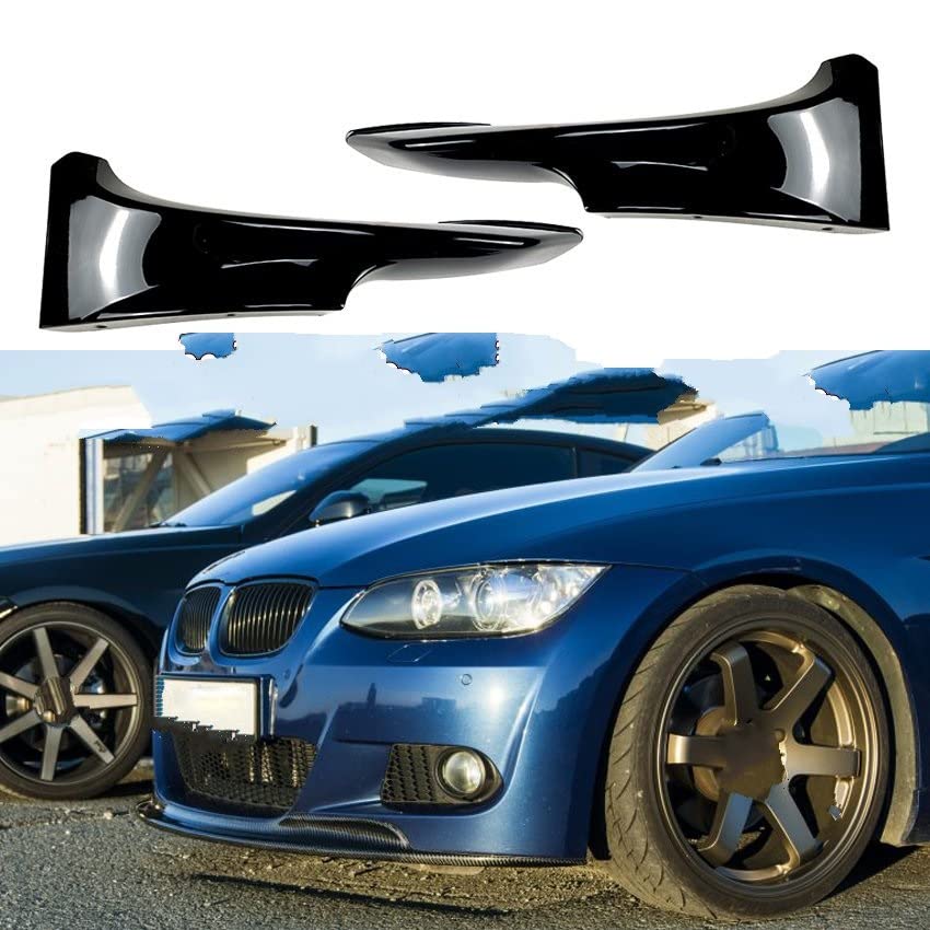 Becquet (Splitter) Avant Pare-Chocs Pour BMW Série 3 E90/E92/E93/M3 (2007-2013) - ABS Noir Carbone