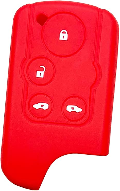 Amazon Ikt ホンダ車用 スマートキー用 シリコンカバー 4ボタン レッド フリード エリシオン など 専用設計でピッタリサイズ 傷防止に最適 さらさらシリコンで手触り快適 本田 Honda車用 Hs 005re 車 バイク 車 バイク