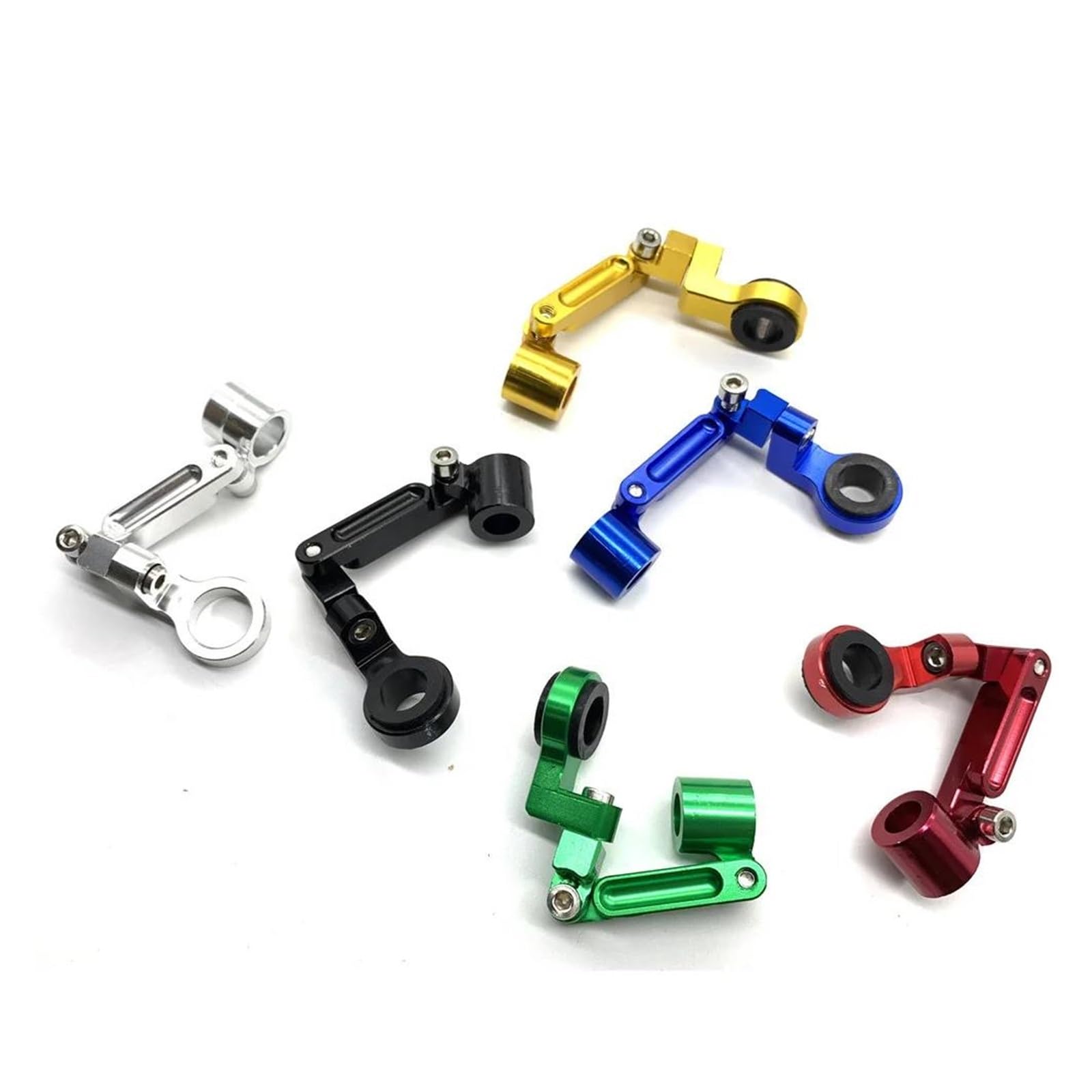 Depósito de Fluido de Frenos para KA&WASAKI Z750 para 650 Taza De Depósito De Aceite Fluido De Cilindro De Tanque De Motocicleta Universal(Rojo,B)
