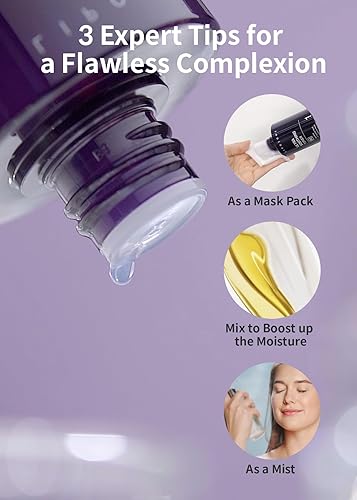 Miniatura 5 de Tónico facial ultra calmante R4 con azuleno 17 aminoácidos ácido hialurónico y hoja de perilla  Tónico facial calmante para enfriamiento y