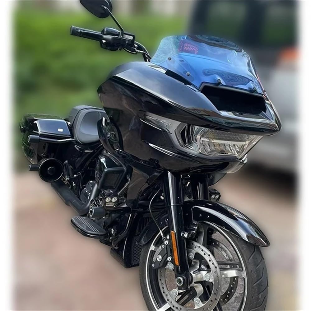 Windschild Motorradzubehör 9" Wave Windschutzscheibe Bunte Windschutzscheibenschrauben für Touring CVO 121 117 für Road Glide ST FLTRXSE
