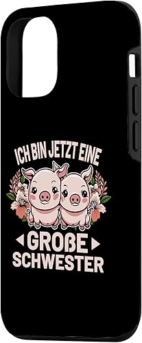 Miniatura 5 de iPhone 12 mini Ich Bin Jetzt Eine Große Schwester Pig Sister Case