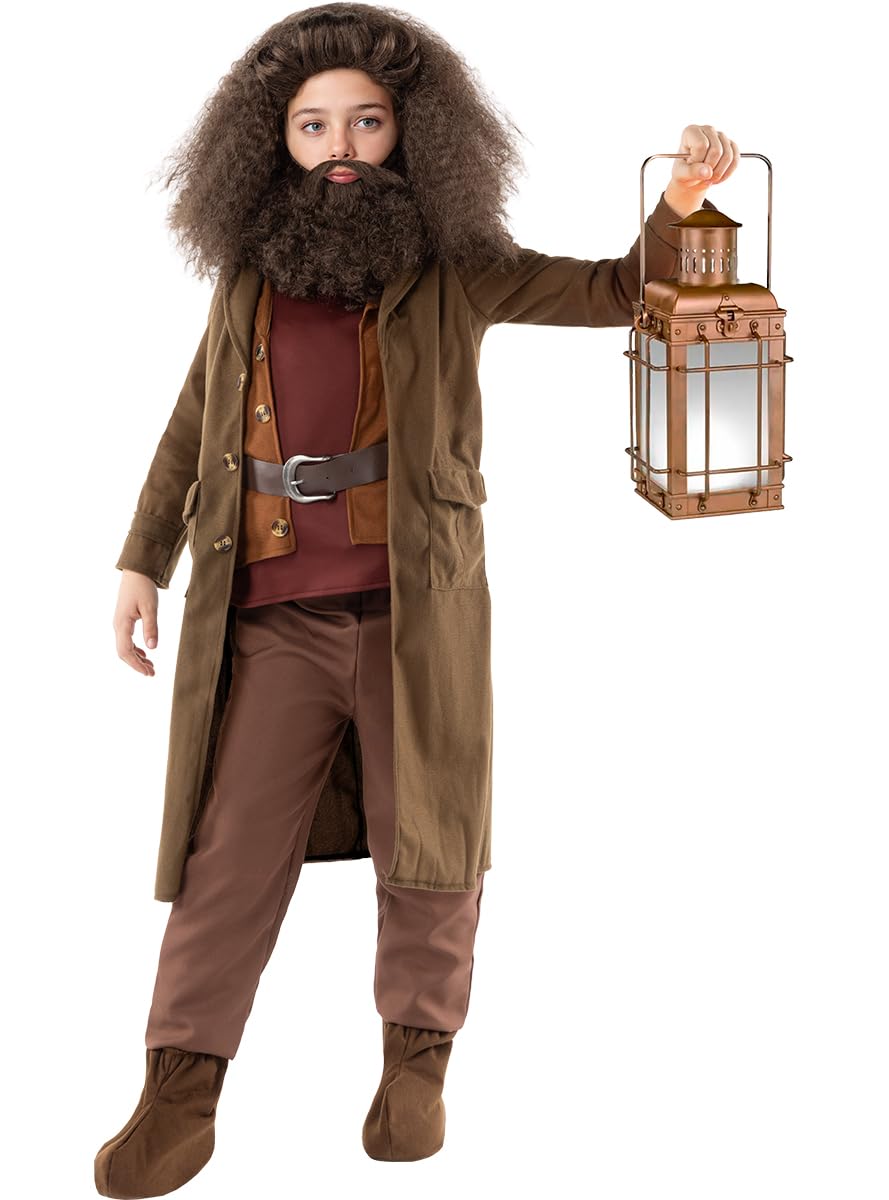 Funidelia Costume Ufficiale di Hermione Granger Deluxe per Bambina con tunica con stemma ricamato, Tunica di Grifondoro Infantile Hogwarts, Costumi di Carnevale, Halloween e Feste