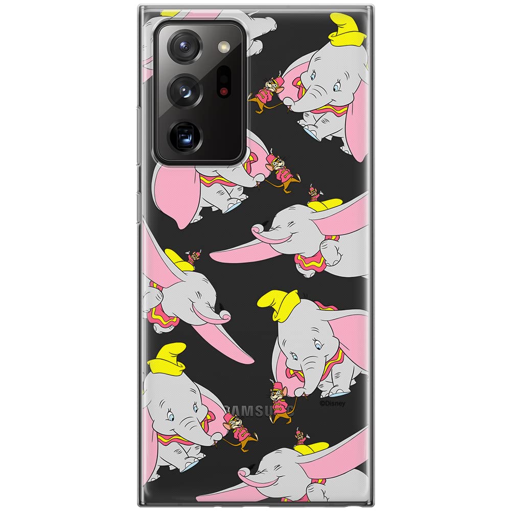 ERT GROUP mobile phone case for Samsung GALAXY NOTE 20 ULTRA original and officially Licensed Disney pattern Dumbo 016 optimally adapted to the shape of the mobile phone, partially transparent