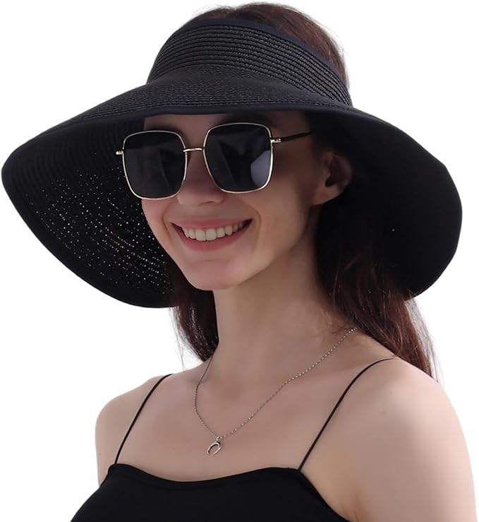 Wide Brim Straw Sun Hat
