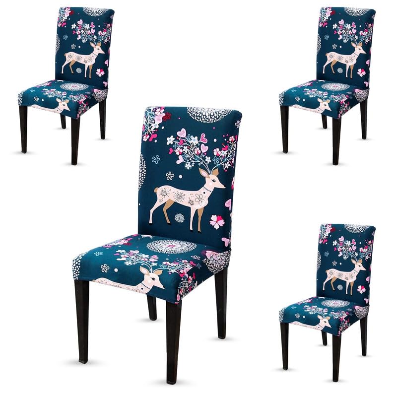 Bigkart Dining Chair Covers Set of 4 Seater Polyster Elastic Covers (B0CTXCSKXS) Amazon Price History, Amazon Price Tracker