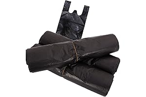 300 Count Discreet Black Feminine Disposal Bags with Handles for Period Supplies