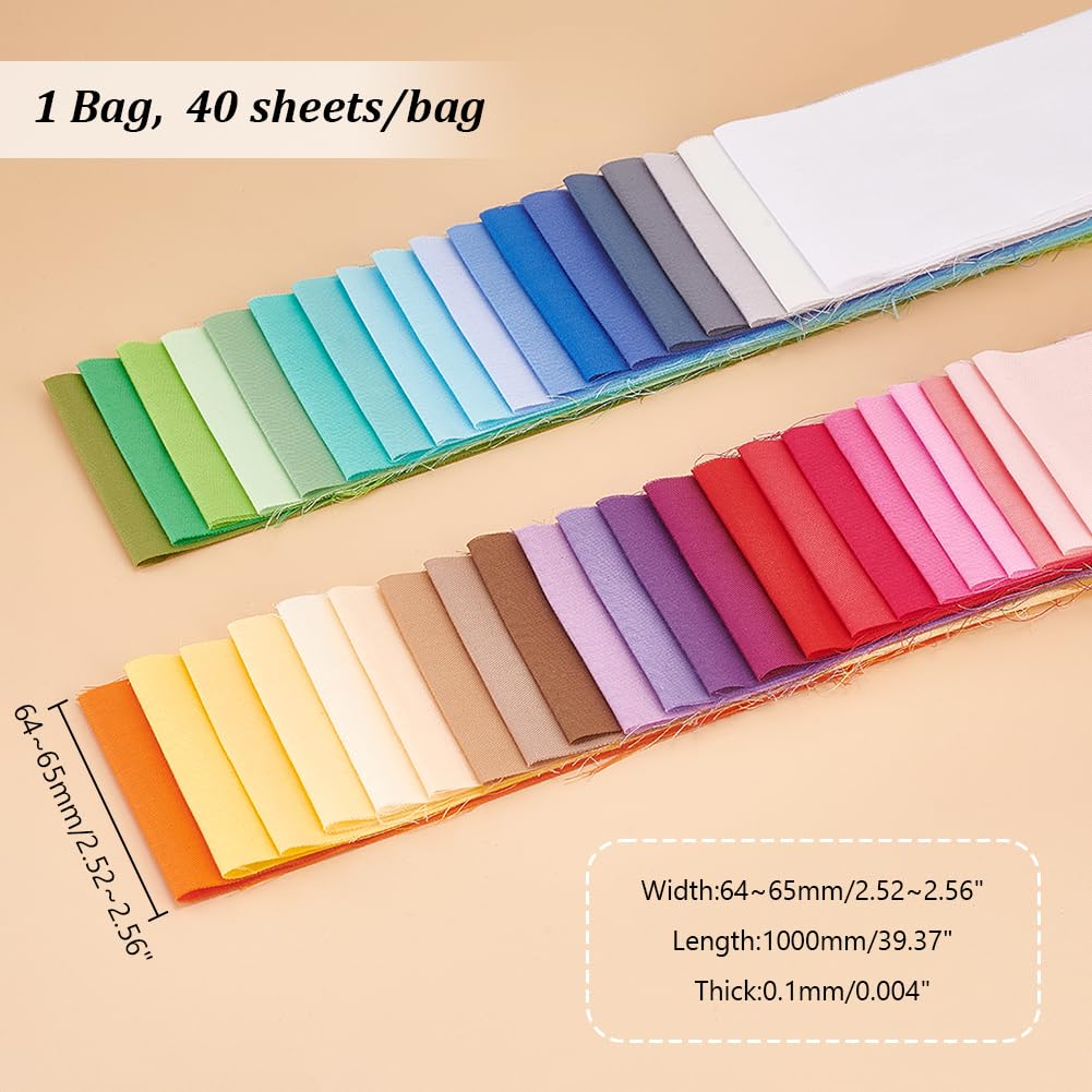 12 Strisce Di Tessuto Di Cotone Patchwork - 100% Cotone, 8x100 Cm, Multicolore, Per Cucito E Fai Da Te - 2