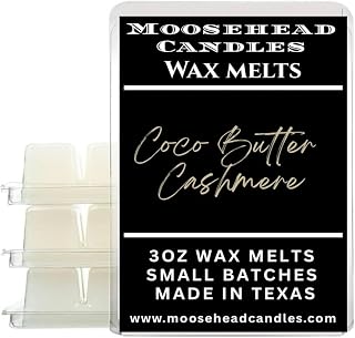 4 Pack Coco Butter Cashmere Wax Melts – Soy Blend, Hand Poured, Long Lasting Home Fragrance, Cozy Warm & Sweet Scent, Compatible with Wax Warmers, Gift Ready