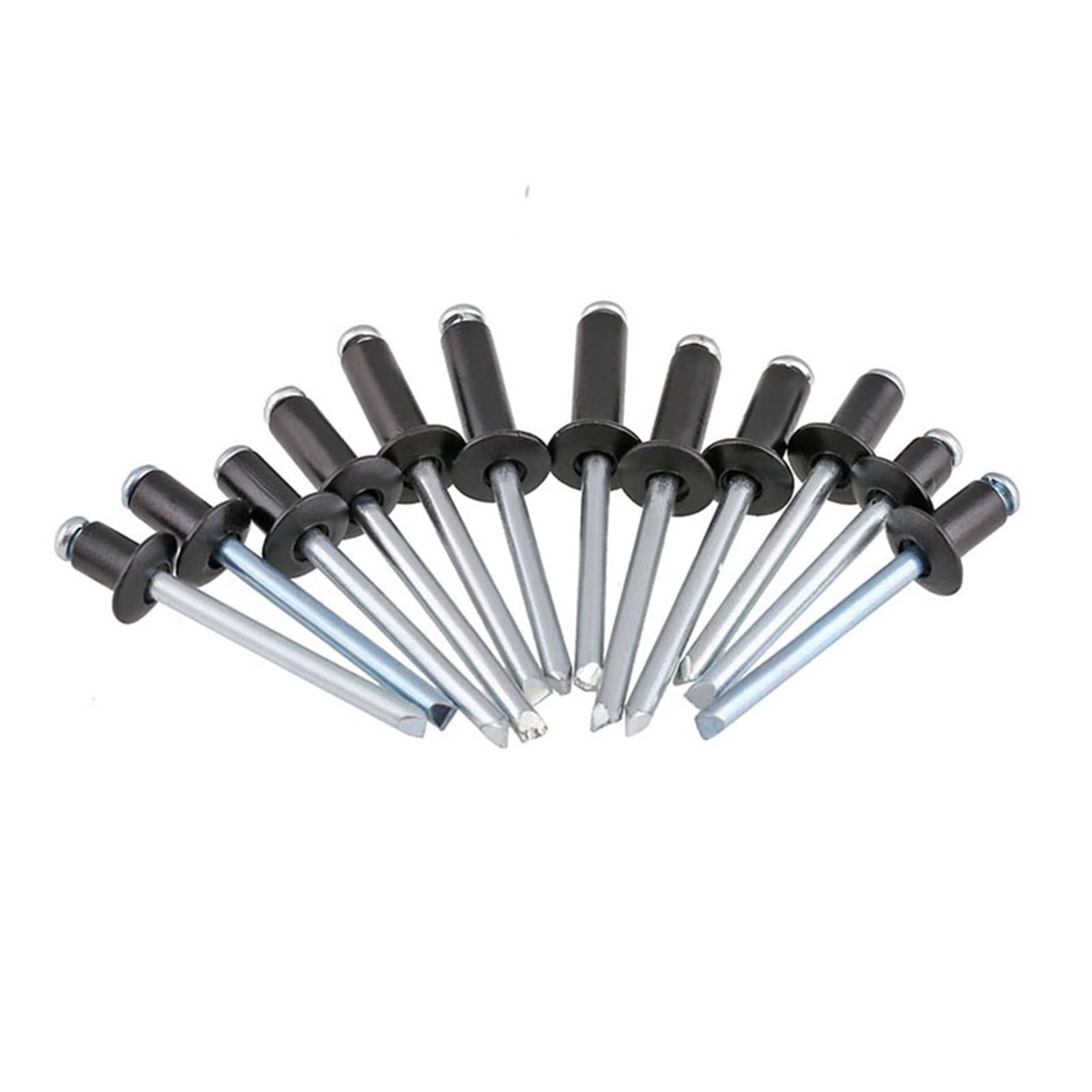 Große Flanschnieten,Großkopf-Kuppelnieten, 70 PCS Lind Nieten Nagel for Möbel Blind Runde(M2.8x8)