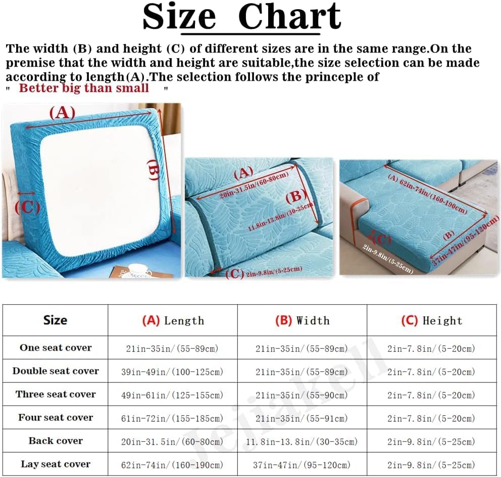 Miniatura 6 de Hatirech Fundas mágicas para sofá, universal, resistentes al desgaste, fundas para sofá de 360, fundas de repuesto de alta elasticidad y