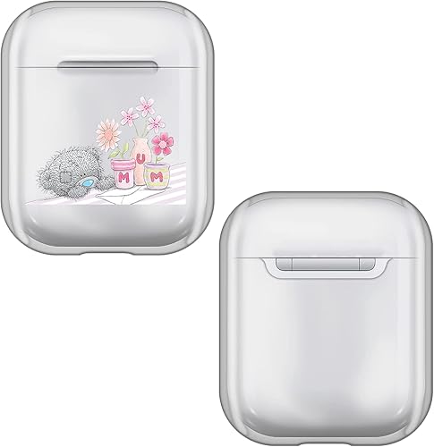 Miniatura 7 de Head Case Designs Funda de cristal duro transparente con licencia oficial de Me to You Love Rose All About Love compatible con Apple AirPods 1 1
