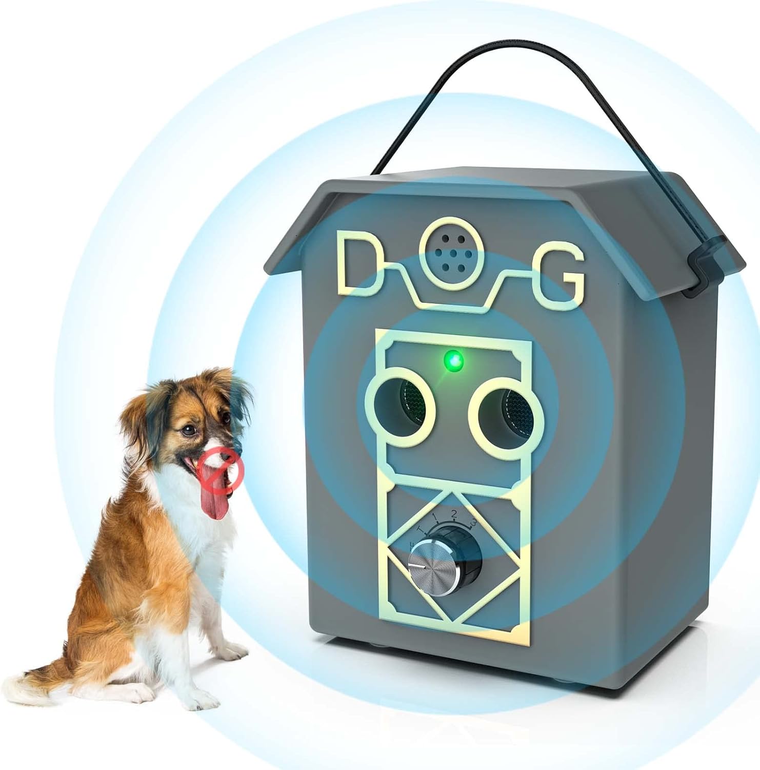 Anti Barking Device,55Ft Auto Dog Barking Control Devices,3 Levels