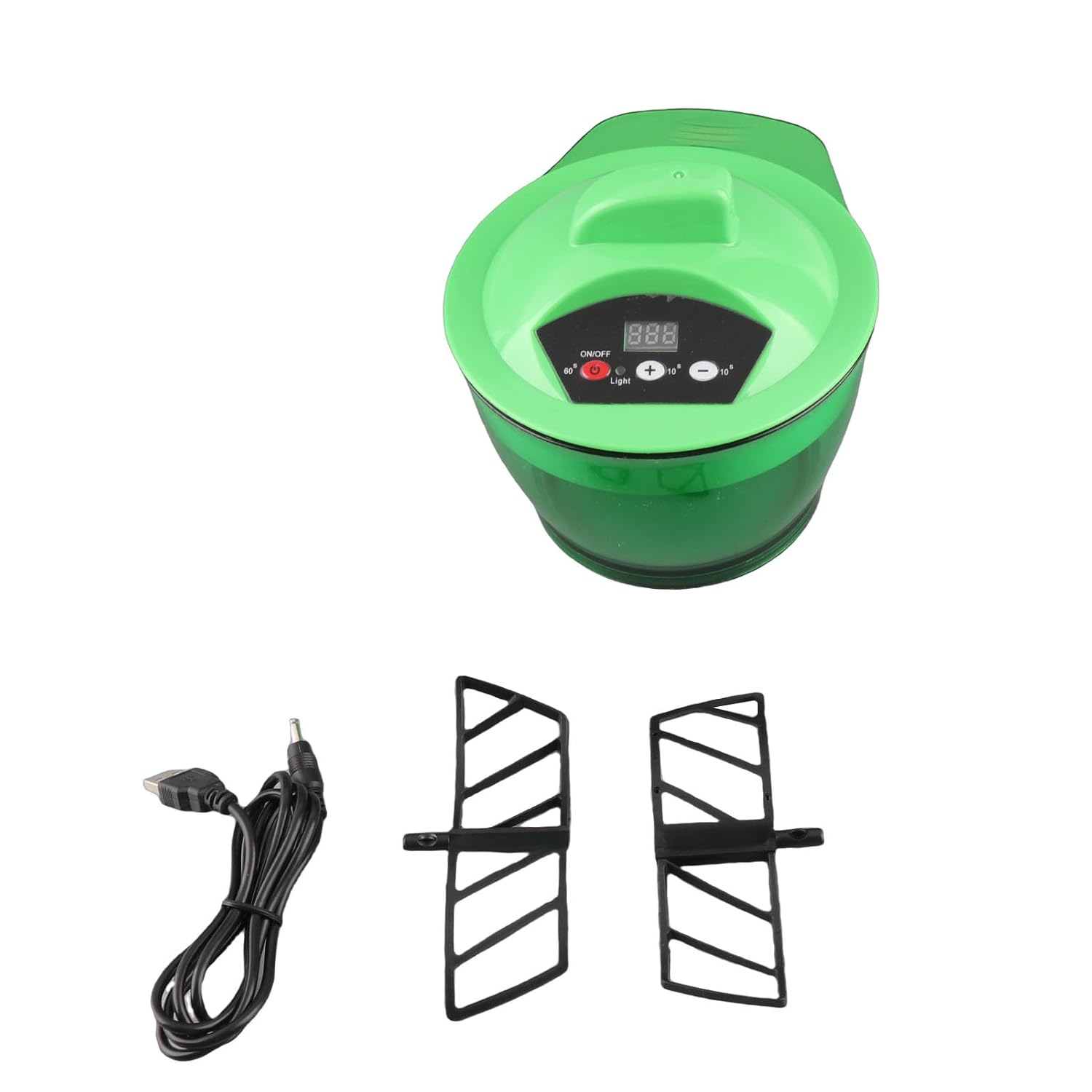 ZJchao Hair Color Mixing Bowl Automatic Electric Hair Dye Mixer Professional Coloring Tool for Salon Use Green Blender for Cream Dye Application