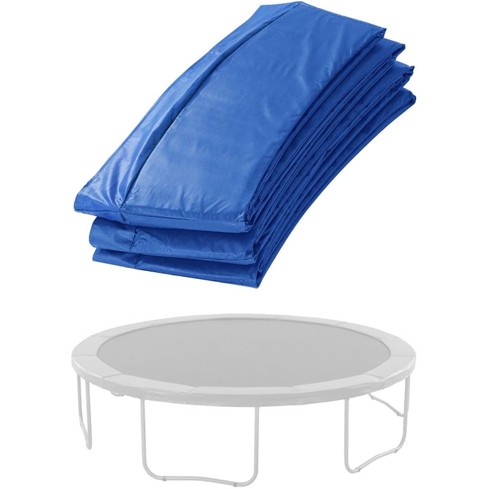 Almohadilla para cubierta de cama elástica, cubierta de resorte para trampolín de 6 pies, acolchado para borde de trampolín, cubierta protectora lateral para cama de salto, reemplazo para vientos