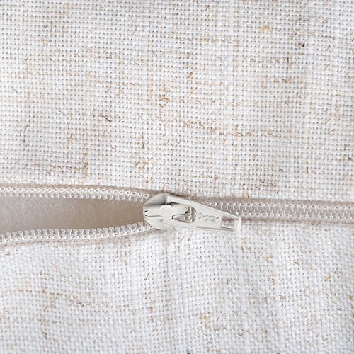 Kingrose Yellow 8 Buttons Linen Blend Decorative Throw Pillow Cases Cushions Covers For Sofa Couch Bedroom 16 X 20 Inches #TOP4