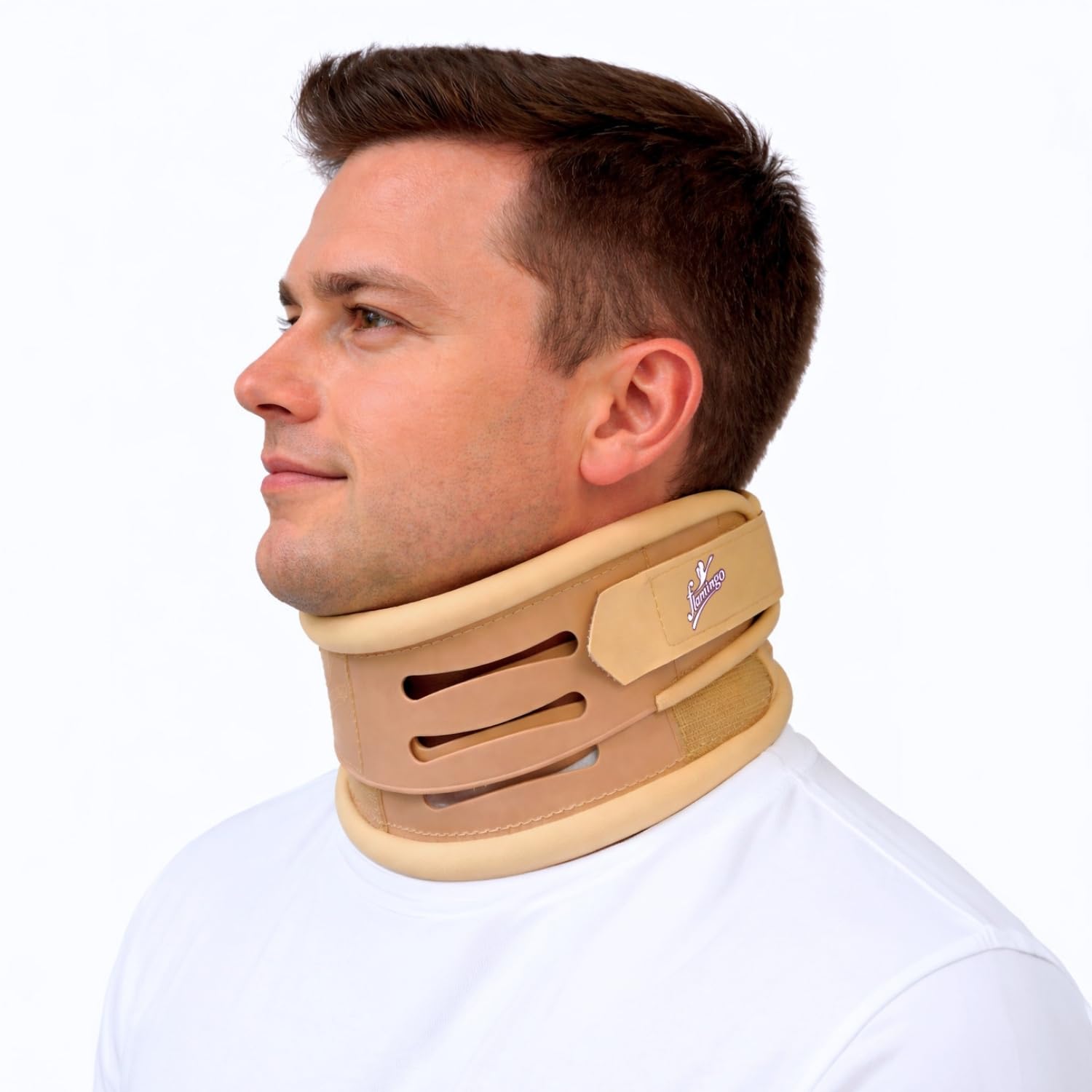Flamingo Hard Cervical Collar | Provides Neck Support & Helps Alleviate Discomfort | Neck Support For Cervical Spine Immobilization & Pain Relief | X-Large-image-17