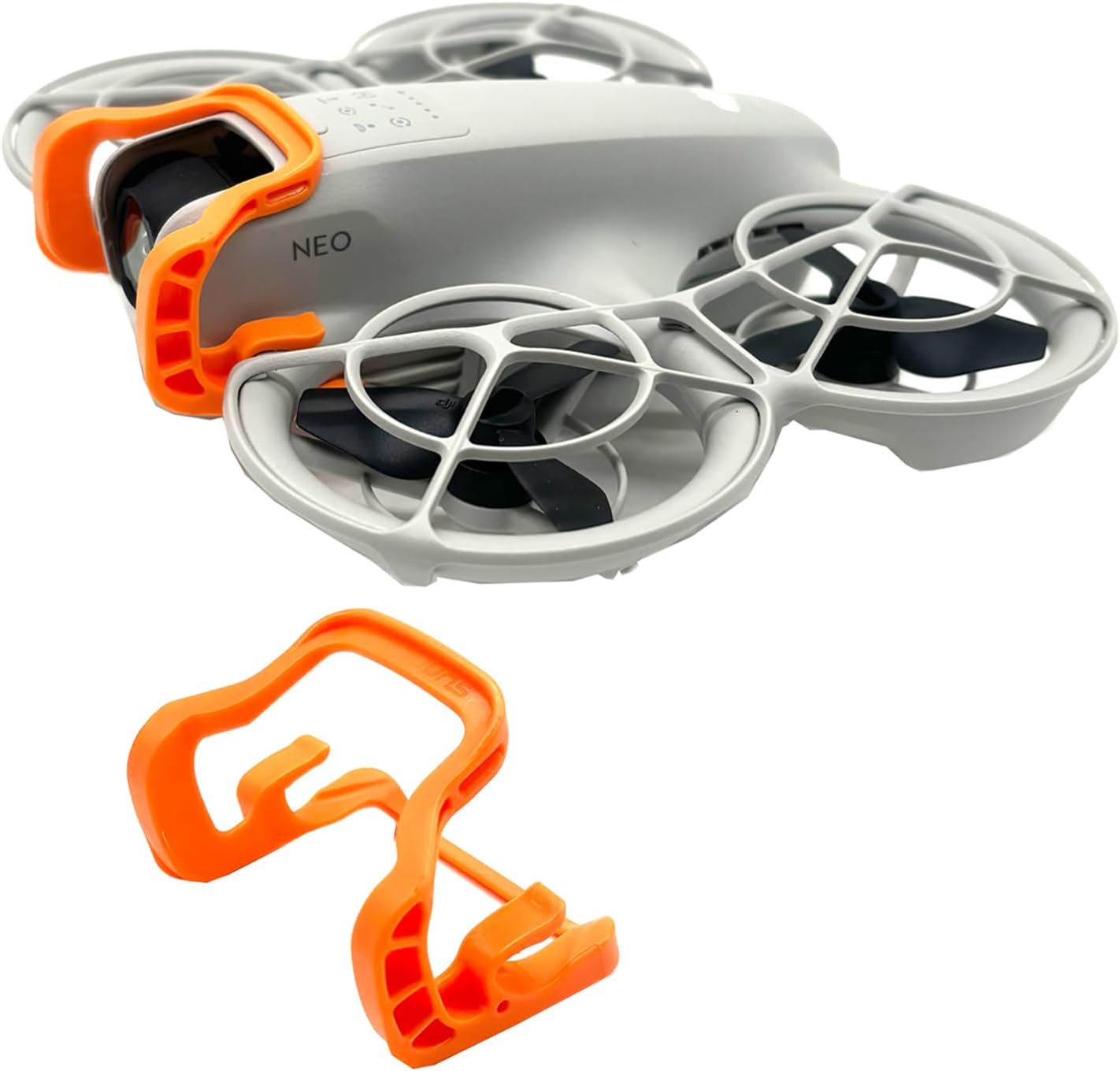 Wthoby Gimbal Bumper Bar for DJI NEO Drone Anti-Collision Gimbal Camera Lens Guard Protetion Urltra-Light Only 2g ABS Protector Camera Drones Accessories (Orange)