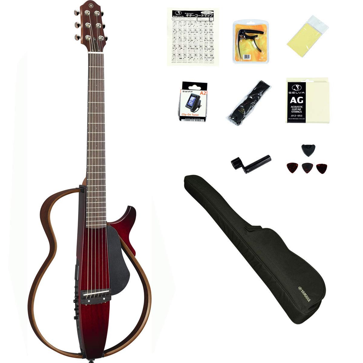 Amazon.co.jp: YAMAHA / SLG200S CRB （クリムゾンレッドバースト 