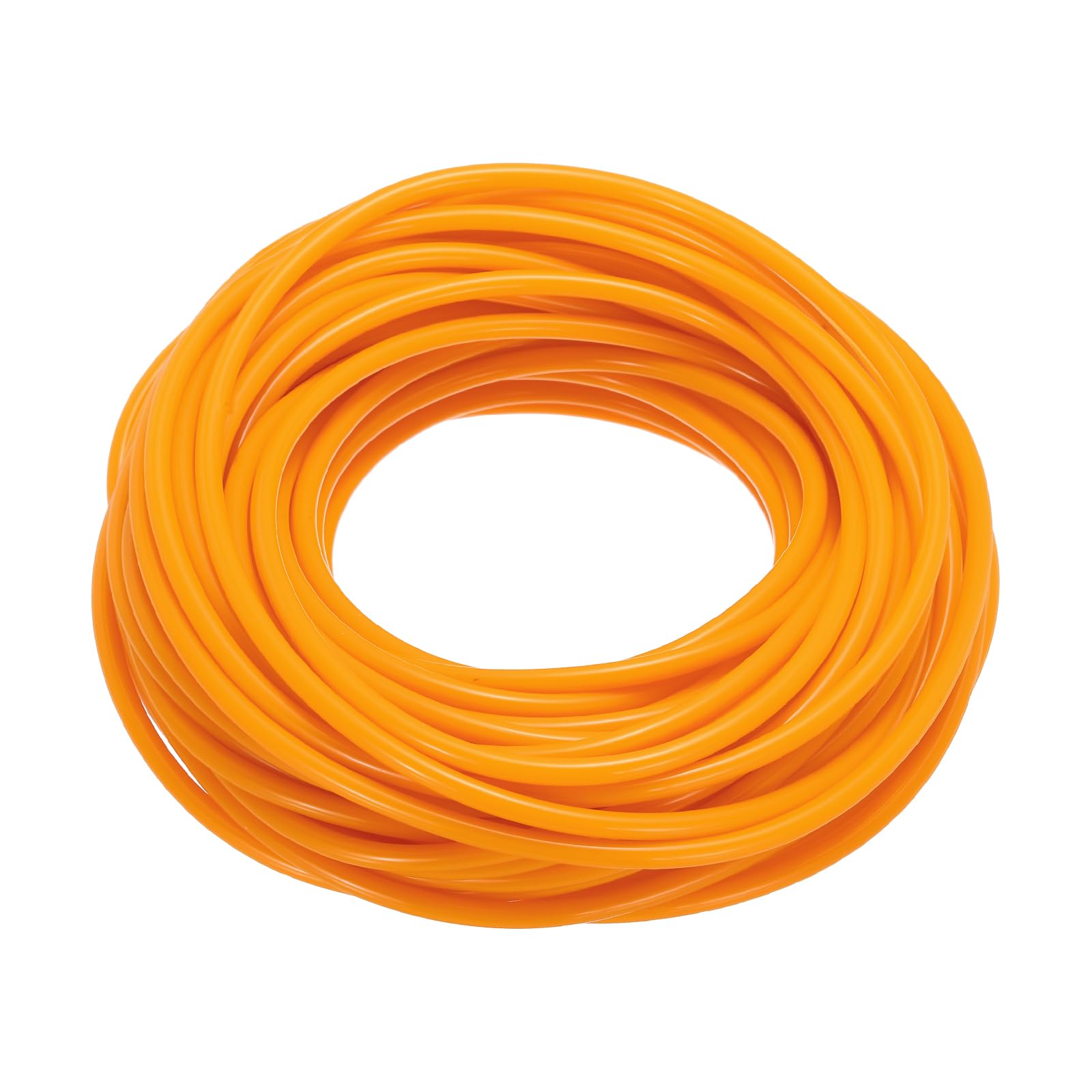 Cordon élastique en silicone orange 4 mm x 15 m pour bijoux et loisirs créatifs