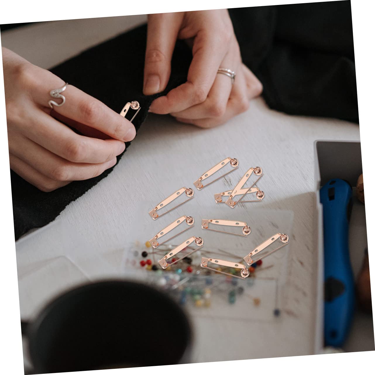 40stücke Sicherheitsnadeln Für Broschen Schmuckzubehör Brooch Für Anstecknadeln Für Bastelprojekte Und Textilgestaltung