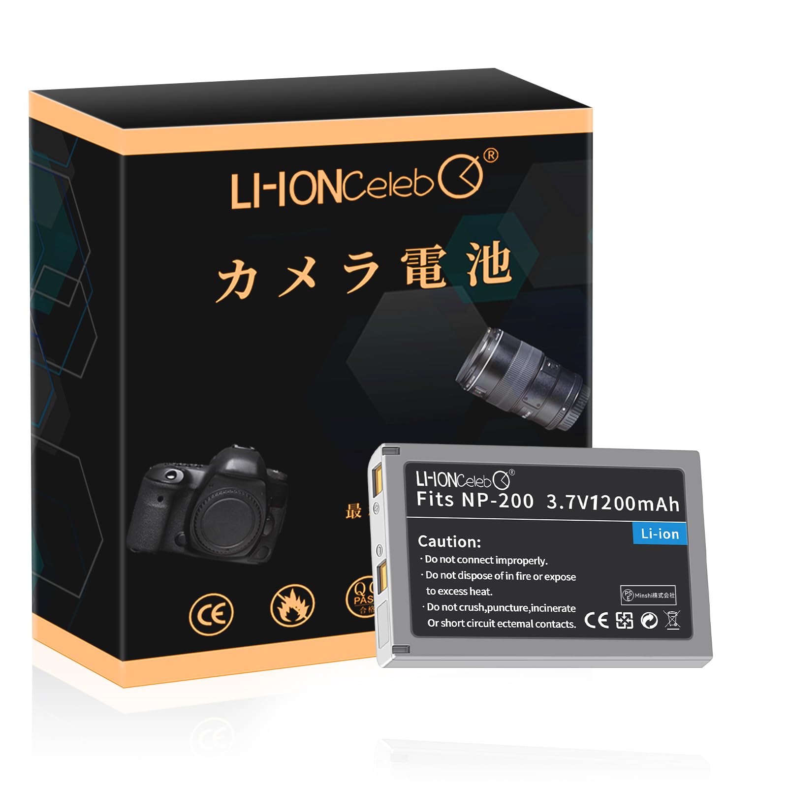 【超美品】MINOLTA DIMAGE Xt コンパクト デジカメ 新品バッテリ Amazon | Li-ion Celeb Minolta対応 NP-200 DiMAGE X Xg Xi Xt