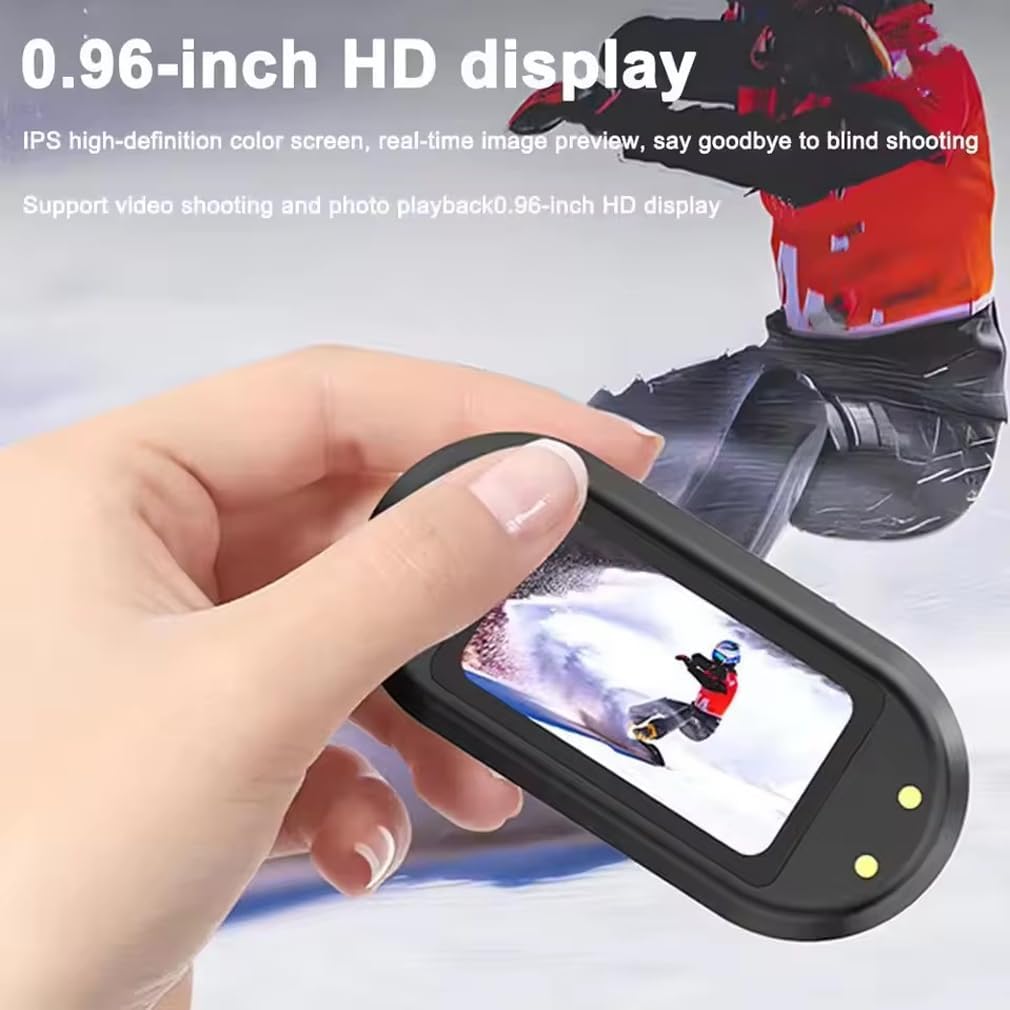 HD 1080P thumb Action camera,Pet Camera outdoor sports parent-child Vlog, Magnetic Charging riding camera, Portable Vlogging Camera, charging while recording,Helmet Camera for Cycling, Motorcycle