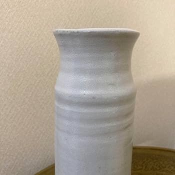 【黒田光楽】　萬古焼　花瓶　結構大きい 黒田光楽】 萬古焼 花瓶 結構大きい