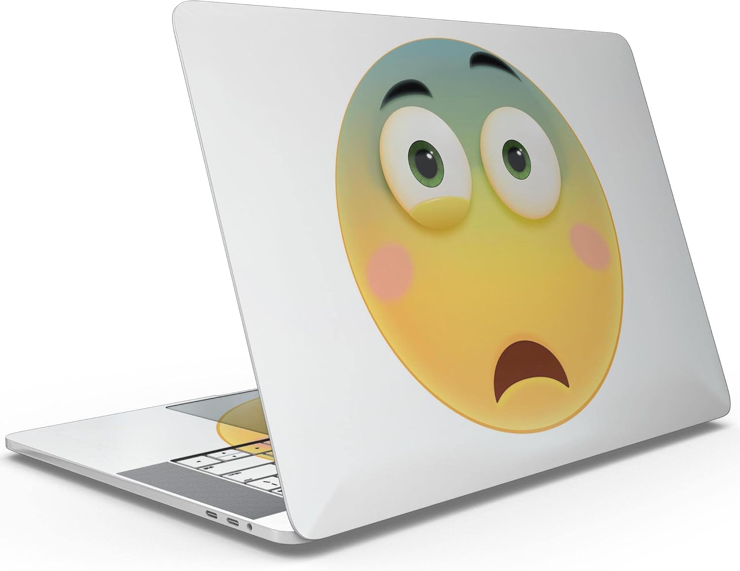 DesignSkinz - Wahhh Sick Friendly Emoticons - Full-Body Wrap Protective Decal Skin Kit Compatible with MacBook 14" Pro M1 (A2442)