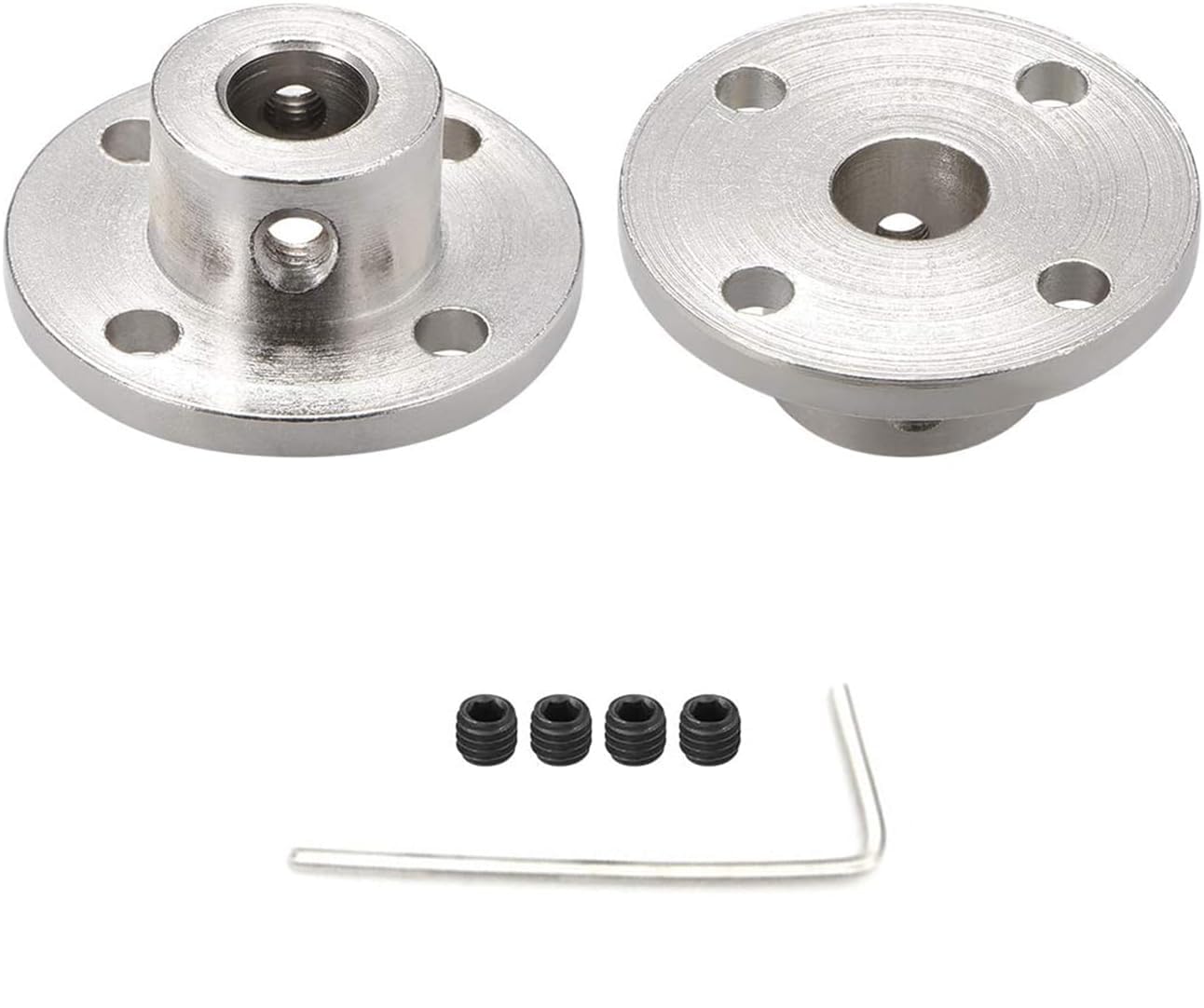Amazon.co.jp: 3.17mm フランジ形軸継手 2個入り リジッドフランジ
