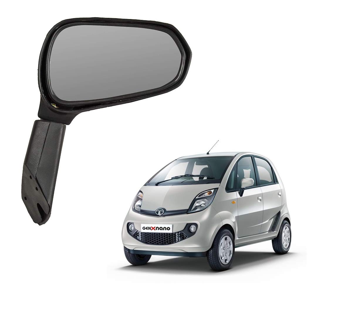 Caro Manic Right Side View Mirror compatible for Nano