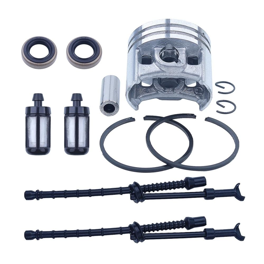 Kit conduite de carburant et piston 40 mm compatible MS200 MS200T remplace 11290302002