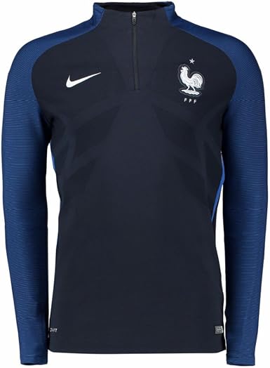 NIKE FFF Drill El Sudadera de la línea Federación Francesa de fútbol,  Hombre, Negro (Dark Obsidian/Game Royal/Blanco), XL : Amazon.es: Ropa