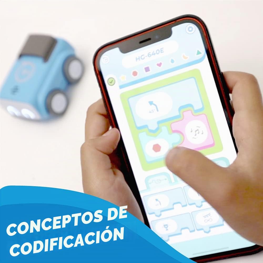 Sphero indi: Coche de juguete robot STEM divertido y atractivo para aprender conceptos de codificación, pensamiento computacional y resolución de problemas; no se requiere dispositivo