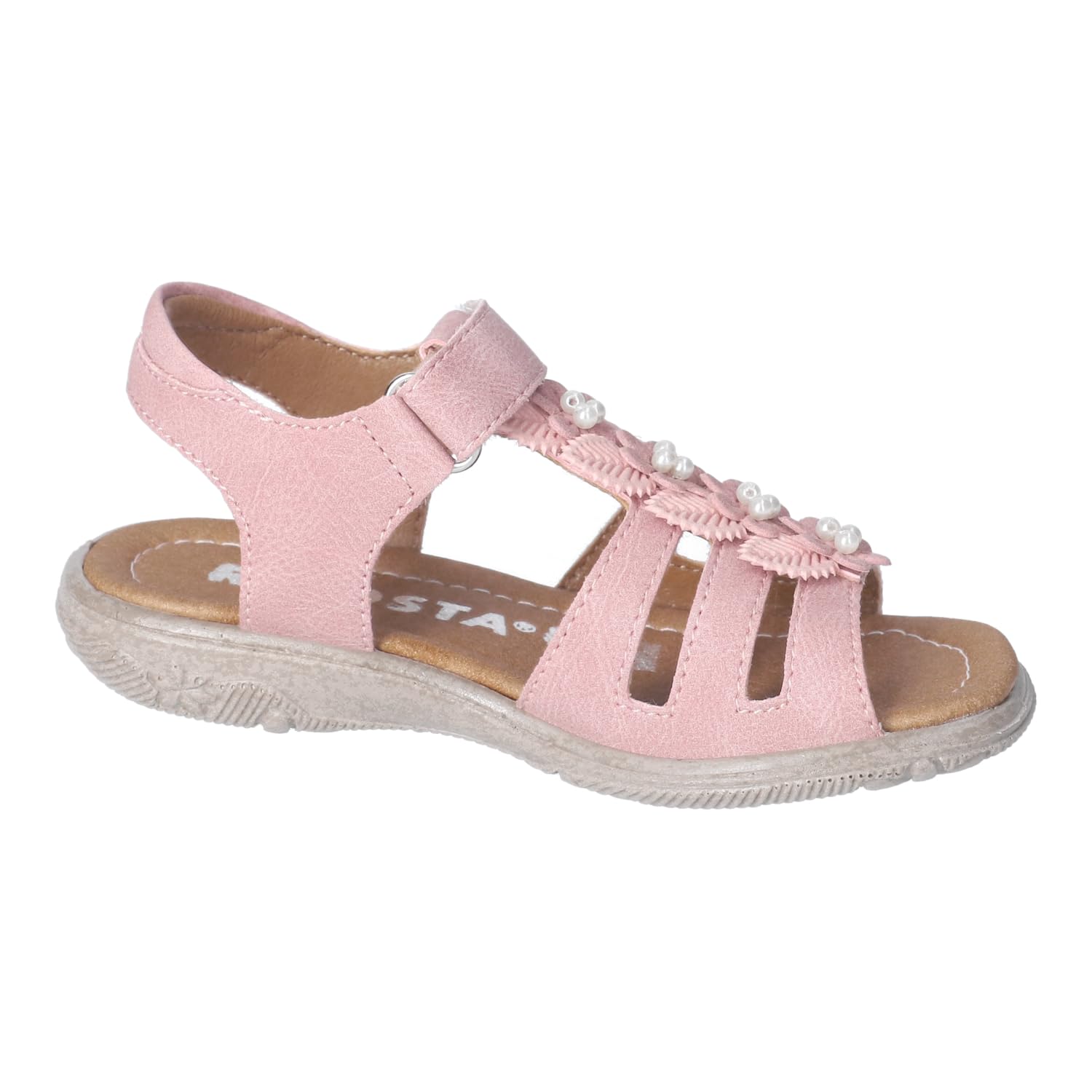 RICOSTA Mädchen Riemchensandalen Clara, Kinder Sandalen, Weite: MITTEL