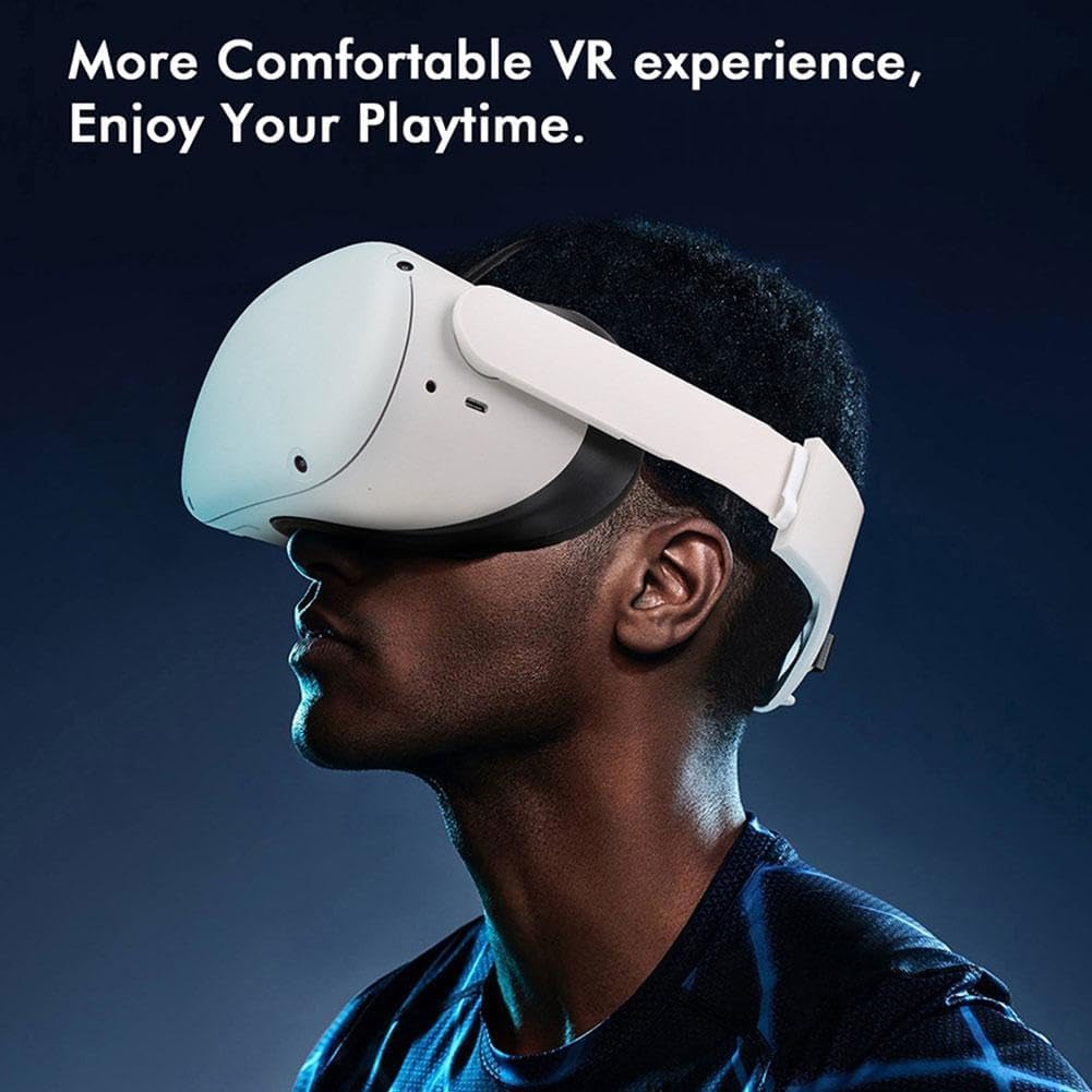 Correa for la Cabeza Compatible con Meta Quest 3, Correa Elite sin presión for Accesorios Oculus Quest 3, Diadema Ajustable, cojín Suave, Auriculares VR, Comodidad mejorada/290