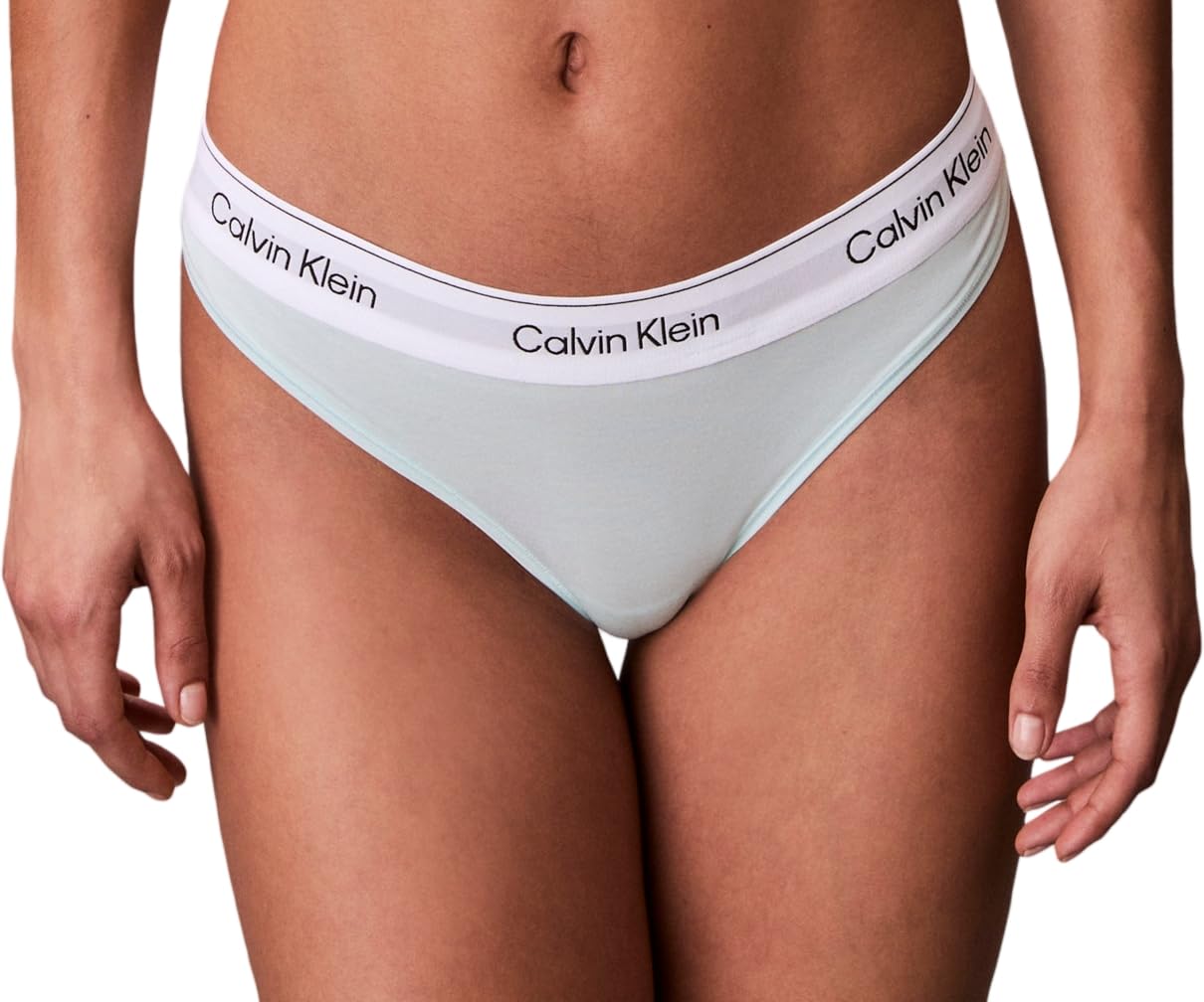 Calvin Klein Women THONG GREEN (Feel The Mint) M
