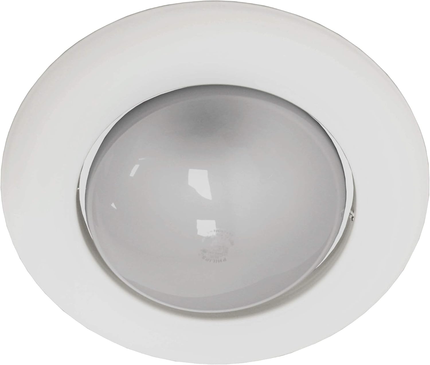 NICOR Lighting 6 inch White Recessed Open Trim for 6 inch Housing (17501WH)
