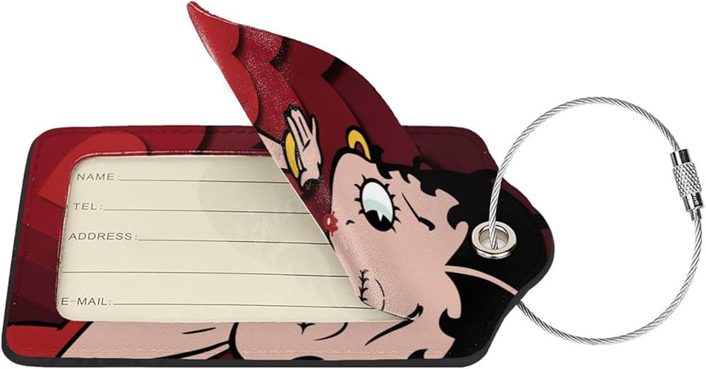 Amazon.co.jp: ベティちゃん ラゲッジタグ かわいい漫画 ネーム