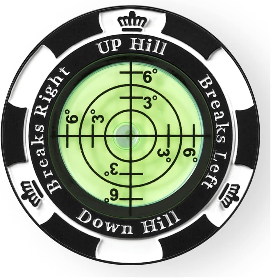 AOMZKOL Golf Green Reader, Golf Ball Marker with High Precision