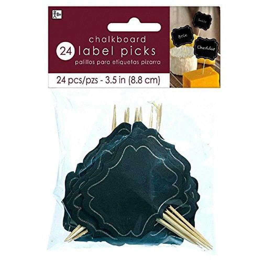 400080 Pick Chalkboard Sm 24Ct