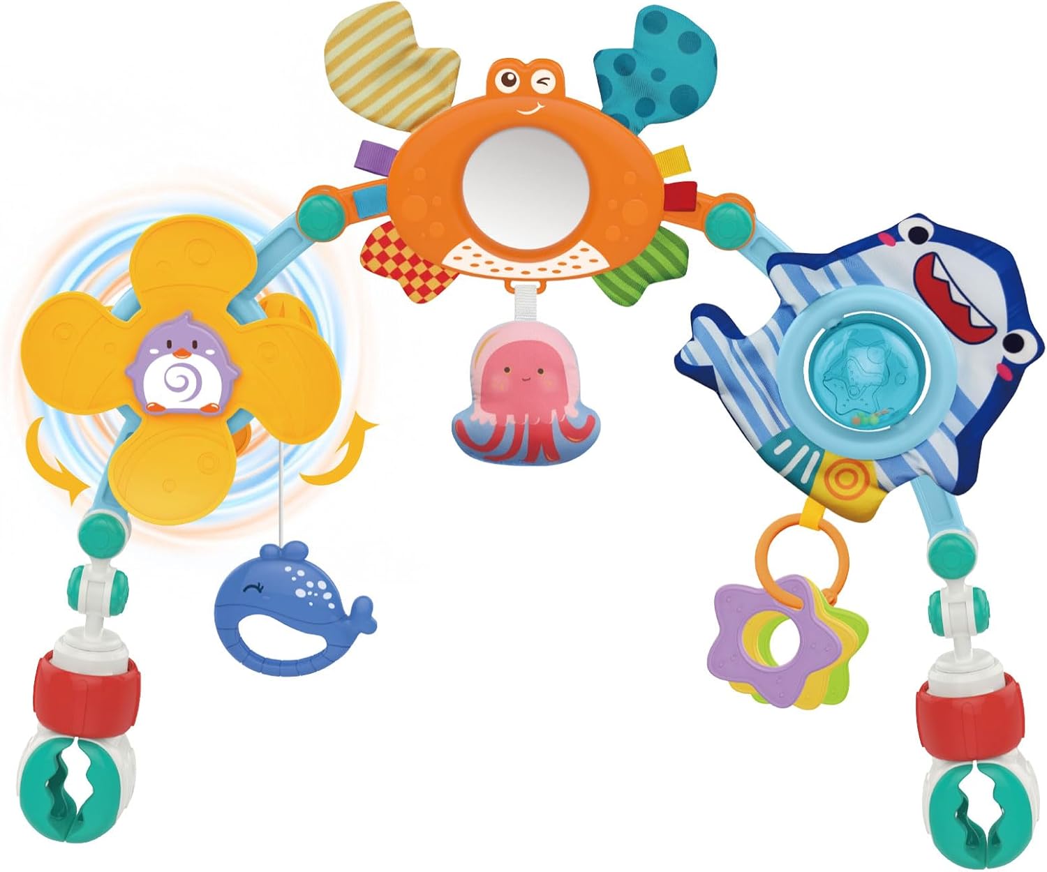 HANMUN Baby Stroller Arch Toy，Infant Car Seat Toys Mobile